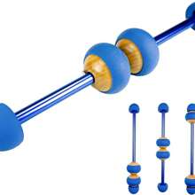 MOBO | 7-In-1 Myofascial Release Tool & Trigger Point Massager Tool | Massage Stick, Muscle Roller Stick & Foam Rollers Alternative | For Deep Tissue Pain Relief & Improved Mobility