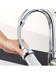 Tête de vaporisateur de robinet d'eau polyvalente, filtre anti-éclaboussures pour robinet, bec réglable, s'adapte à la plupart des robinets, dispositif d'extension pour évier de cuisine