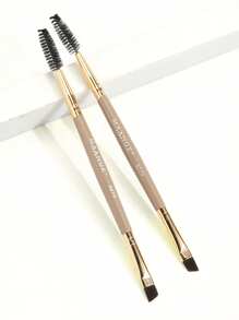 MAANGE 2pcs Double Head Eyebrow Brush Set,Makeup Tools With Soft Fiber For Easy Carrying,Brush For Travel - Multicolor - View 7