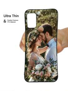 1 pieza Funda de teléfono suave de TPU con estilo de sobre personalizada para parejas para el modelo G5 G2025