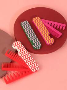 A Portable Travel Folding Comb Brush, Foldable Comb, Bag With Double Heads And Foldable Comb Set, Suitable For Both Men And Women, Hair Brush, Comb, Hair Tools, Hair Products And Accessories For Barber Salon Beauty Travel Essentials - Multicolor - View 5