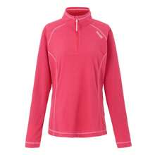 Regatta Great Outdoors Womens/Ladies Montes Half Zip Fleece Top (Pop/Raspberry Ripple) - Hot Pink - View 1