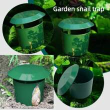 1pc Plastic Snail Trap, Suitable For Garden And Vegetable Patch, Minimalist And Multi-Purpose Design - Snail Trap - Green - 1 Piece - View 2