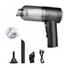 Handheld Cordless Vacuum Cleaner Multifunctional Rechargeable With Suction Blower For Car Sofa - Negro - Ver 2