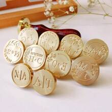 Custom 25mm Wax Seal Stamp, Personalized 26 Letter Patterns, For DIY Crafts, Envelopes, Gifts, Holiday Cards, Wedding Invitations - Decorative Seal Stamp - Multicolor - View 10