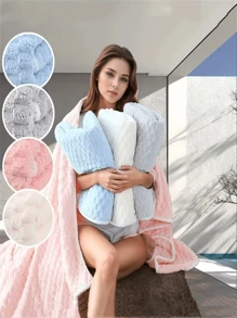 2pcs Soft Thick Bath Towel Set, Super Absorbent & Quick Dry, Suitable For Men & Women, Ideal For Fitness, Sports, Travel & Bathroom, Great Gift For Girlfriend, Valentine's Day & Thanksgiving - Multicolor - View 4