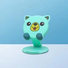 1pc ABS Mother's Day Gift Creative Cute Animal Phone Stand Cartoon Desktop Stand Live Streaming Tablet Slouchy Stand Portable Folding Lift Stand Multi Functional Phone Stand Adjustable Tablet Stand Slouchy Artifact Suitable For Travel Recording, Life, Mobile Live Streaming, TV Watching, Online Classes, Etc