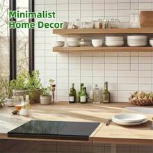 Tabla de cortar de acrílico grande de 17.5" X 13.5" con bordes, tabla de cortar transparente para encimera de cocina, antideslizante y gruesa, ideal para pan, carne, verduras y artículos grandes, accesorio de cocina esencial