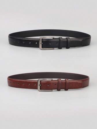 1 pieza Cinturón elegante y versátil para hombres, adecuado para uso diario, negocios, viajes y ocasiones de cena