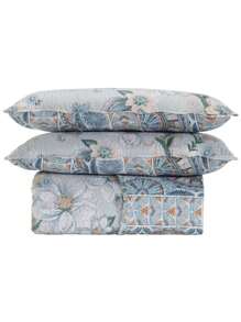 Double-Sided 3-Piece Single/Double/Queen/King Printed Bedspread Boutis - 07 - 查看 7