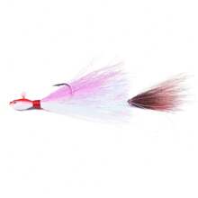 HENGJIA 1pc Jig Head Sea Fishing Wobbler Bait Multicolor Trout Bass Jig Fishing Head Hook Fishing Bucktail Jig Fishing Accessories