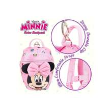 Disney Toddler Backpack With Reins Minnie Mouse Child Harness 1-4 Years - Pink - View 3