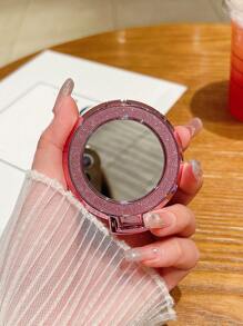 1 件磁性手机支架磁性手机背贴百搭支架镜面蝴蝶闪光