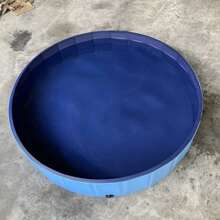Must-Have Pet Grooming Tool, Foldable Dog/Cat Bathing Tub With Drain Hole For Easy Drainage, Collapsible Pet Bath Basin, Convenient For Outdoor Use, Portable Bathing Basin For Pets At Riverside