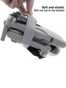 1pc Grey Elastic Band Strap For Mini 3 Pro, Mavic Air 2/2S, Mavic 2 Pro, Mavic Pro, To Fix Propellers