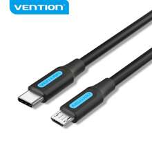 Cable Micro USB a USB C de VENTION para disco duro, velocidad alta de 480Mbps, compatible con Samsung Galaxy S7 S6, J7, J3, compatible con , Kindle, compatible con controlador , teléfonos Android, color negro, compatible con Samsung Galaxy S7/HTC, compatible con Android, Kindle, compatible con , cámara, MP3 Micro-USB - Negro - Ver 16