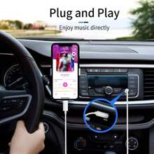 1pc 3.5mm Auxiliary Audio Cable, Compatible With IPhone 14 Series, IPhone 3.5mm Headphone Jack Adapter For Car, Home Stereo Speaker, Headphones Compatible With IPhone 14 Pro Max/14 Pro/14 Plus/14/13/12/11/XS/XR/8/7/6/IPad - Multicolor - View 7