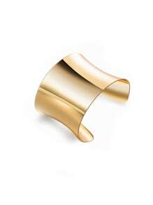 Fashionable Simple Personalized Thick Cuff Women's Daily Accessories, Punk Style Jewelry Suitable For Holidays And Gifting