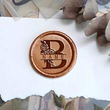 Custom 25mm Wax Seal Stamp, Personalized 26 Letter Patterns, For DIY Crafts, Envelopes, Gifts, Holiday Cards, Wedding Invitations - Decorative Seal Stamp - Multicolor - View 34