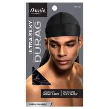 Ultra Silky Durag - 1ct Home Bathroom Decor Summer Back To School - Black - View 1