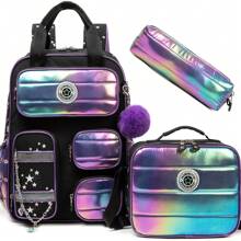 3PCS Girls' Backpack For Elementary School Girls' Backpack Backpack Set With Adjustable Shoulder Straps Lunch Bag And Pencil Case 3 Pieces Handheld Backpack - 189 Girls Schoolbag - View 10