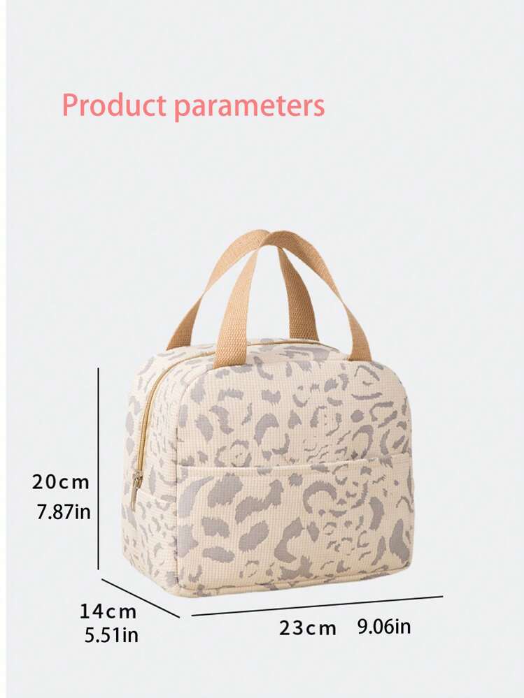 1 pieza Nueva Bolsa de almuerzo con aislamiento de acuarela, bolsa térmica para caja de bentō, bolsa enfriadora de viaje al aire libre, mochila para volver a la escuela - Multicolor - Añade 7