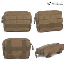 Men's Outdoor Sports Utility Bag, Military Waist Pack, Multi-Functional Tactical Accessory Pouch, Outdoor Commuter Bag, Tool & Coin Purse, Camouflage