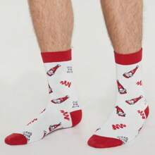 Heinz Socks Pack Of 3 Ketchup Baked Beans Crew Soft Breathable Size 8-11 Gift - Multicolor - View 4