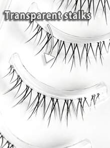5 Pairs Of Ultra-Light False Eyelashes, C-Curl, Natural Looking Zona Zolucid, Reusable False Eyelashes, Suitable For Beginners.