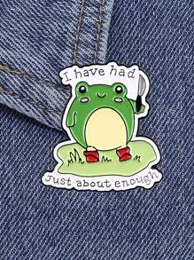 1PC Animals Quotation Enamel Pin Cartoon Brooches For Women Lapel Pins Badge On Backpack Costume Accessories Fashion Jewelry Gifts