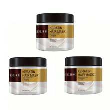 4片装角蛋白发膜，深层滋养保湿发膜，胶原蛋白精华护发 - 白色 - 查看 16