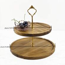 2/3-Tier Cupcake Stand With Serving Tray And Metal Rod,Dessert Cake Stand, Tiered Serving Cake Stand, Wedding Event Party Display Tower Plate ,Cookie Tray Rack ,Candy Buffet Set Up ,Fruit Plate For Tea Party,Suitable For Birthdays, Weddings, Gatherings, And Parties