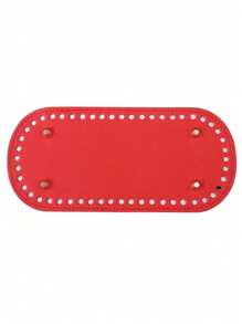 1 pieza/3 piezas Insertos de base ovalada hechos a mano para bolsos tejidos, refuerzo de base para proyectos de ganchillo, almohadilla de PU de unicolor resistente al desgaste con agujeros para accesorios de fondo de bolso DIY, para hacer bolsos de hombro y manualidades, moldeadores de bolsos, accesorios para hacer carteras DIY - Multicolor - Ver 17