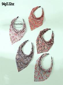 1pc Vintage Totem Retro Printed Fabric Headband, Casual & Simple Hair Accessory For Women