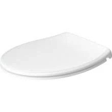 Universal Toilet Lid With Soft Close, Toilet Seat Quick Release For Easy Installation, Toilet Seat In Oval Shape, Toilet Lid Made In EU, Urea Duroplastic, Stainless Steel Hinges, White - White - View 6