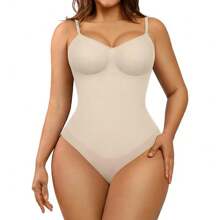 FeelinGirl Seamless Covered Bust Jumpsuit Thong Bodysuit Fit Comfort Slimming  Womenswear 1 Breathable Hip Tops Soft - Quần lót màu hồng tươi - Xem 9
