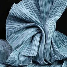 Bright Luster Water- Forged Pleated Fabric For Stage Dress Performance Clothing Decorative DIY Style Fashion Design Fabric - Multicolor - View 9