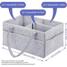 Foldable Organiser Storage Bag With Removable Compartments - 1 - View 4
