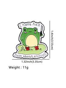 1PC Animals Quotation Enamel Pin Cartoon Brooches For Women Lapel Pins Badge On Backpack Costume Accessories Fashion Jewelry Gifts