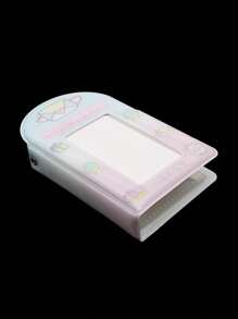 1Pc New Portable 32 Slots Cartoon Mini Photo Album Collection Book Photocard Holder Star Chasing Storage Album With Buckle Photo Card Supplies, Idol Postcard Card Storage Photo Card Packaging Supplies Collectible Card Photocards Holder Lomo Card Album Photo Card Book, 3-Inch Plastic Rectangle Photocard Holder, Korean Kpop Idol Picture Organizer, Perfect Gift For Collectors & Fans - Multicolor - View 12