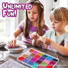 1 Set, 3mm Multi-Color Glass Seed Beads, Vibrant Jewelry Making Supplies For DIY Bracelets, Necklaces, And Beading Crafts