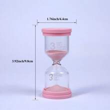 4/5/6pcs/Set Set, Colorful Sets, Egg Timer, 1/3/5/10/15/30 Minute Glass Timers, Macaron 5 Colors, Classroom Games, Kitchen, Home, Office Decor - Multicolor - View 4