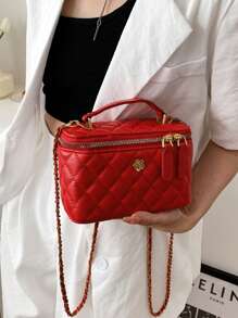 Handheld Women's Bag High-Quality Shoulder Bag 2025 Fashion Simple Box Bag Simple Shoulder Crossbody Bag, Suitable For Travel, Shopping, Dating, Female Gifts, Suitable For Beginners And White-Collar Workers, Very Suitable For Offices, Universities, Work, Business, Commuting, Outdoor, Travel And Outings