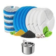 4/8/12/24 Pcs/Set Filter Pengganti Air Mancur Kucing, Filter Karbon Aktif, Filter Pengganti Dispenser Air Hewan Peliharaan dengan Filtrasi Tiga Lapis - MultiWarna - View 10