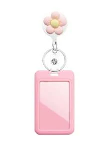 可爱花朵护士伸缩证件夹，带ID证件套、钥匙圈，趣味ID姓名证件夹，适用于钥匙链，易拉扣设计，适用于办公室、医院、实验室，是医生、护士、工作人员的理想之选，也是汽车配件、包包挂饰、哥特风、Y2K风格、万圣节配饰、教师节、圣诞节礼物创意、带证件套的包带、汽车配件、包包挂饰、送给朋友或姐妹的绝佳礼物。 - 彩色 - 查看 17
