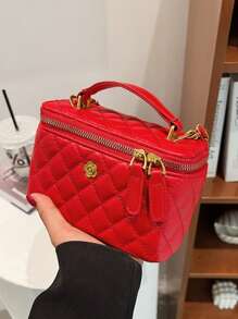 Handheld Women's Bag High-Quality Shoulder Bag 2025 Fashion Simple Box Bag Simple Shoulder Crossbody Bag, Suitable For Travel, Shopping, Dating, Female Gifts, Suitable For Beginners And White-Collar Workers, Very Suitable For Offices, Universities, Work, Business, Commuting, Outdoor, Travel And Outings