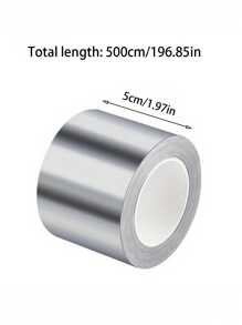 1 Roll Of Kitchen Aluminum Foil Tape, Kitchen Stove Sink Beautiful Seam, And High Temperature Water Heater Range Hood Smoking Pipe Sealing, Water Pool Edge Sealing Water Stopper, Anti-Mildew Self-Adhesive Thickened High Temperature Sticker