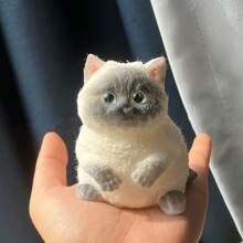 1/4 件大 Taba 软猫，猫软挤压玩具，猫软，缓解压力，大猫软玩具，有趣的 Taba 猫软玩具，可爱的软猫软压力玩具礼物