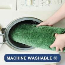 COSY HOMEER Bath Rugs For Bathroom Extra Thick- Anti-Slip Bath Mats Soft Plush Yarn Shaggy 100% Strong Mirco Polyeste Mat Livin - 米色 - 查看 6