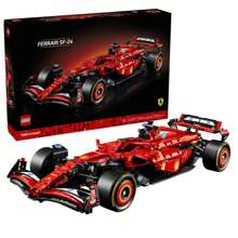 LEGO Technic SF-24 F1 Model Car Kit - Building Set For Adults, Ages 18+ With Realistic Features - F1 DIY Craft For Display - Gift For Graduation - 42207